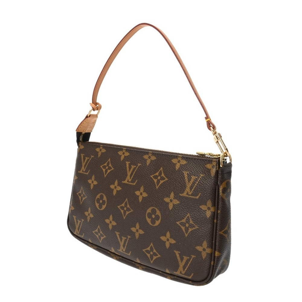 Louis Vuitton Accessoires Pochette Accessory Canvas Brown Monogram
